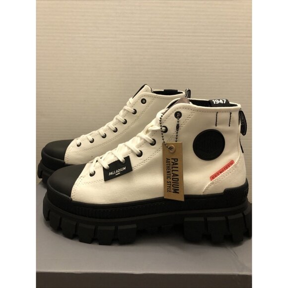 Palladium REVOLT HI TX In Star White Size 10 - Picture 3 of 6